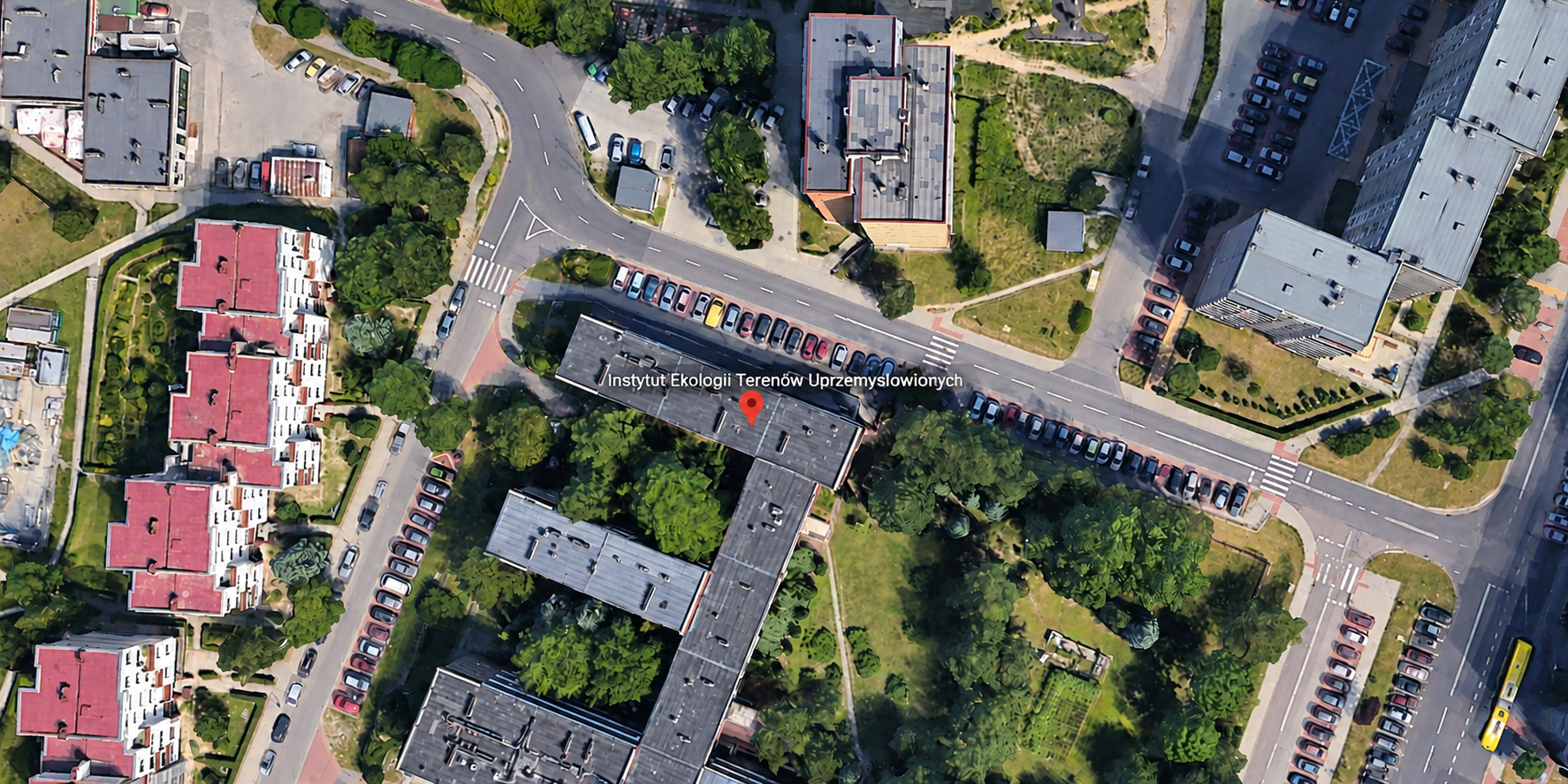 Lokalizacja Instytutu Ekologii Terenów Uprzemysłowionych